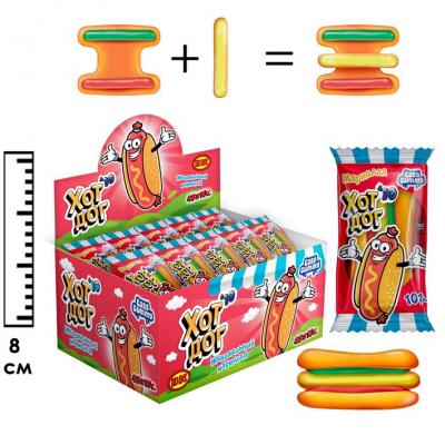 Жевательный мармелад Easy Gammy Хот Дог (Китай) 10г