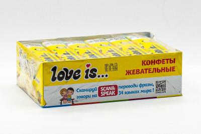 Конфеты жевательные Love is Кола-Лимон 20 гр